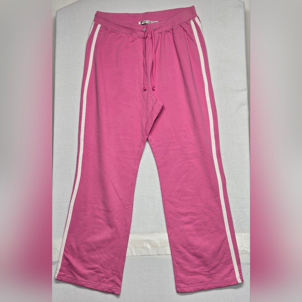 Extra Touch Sportswear 2X Sweat Pants Cotton Blend Athleisure Pink